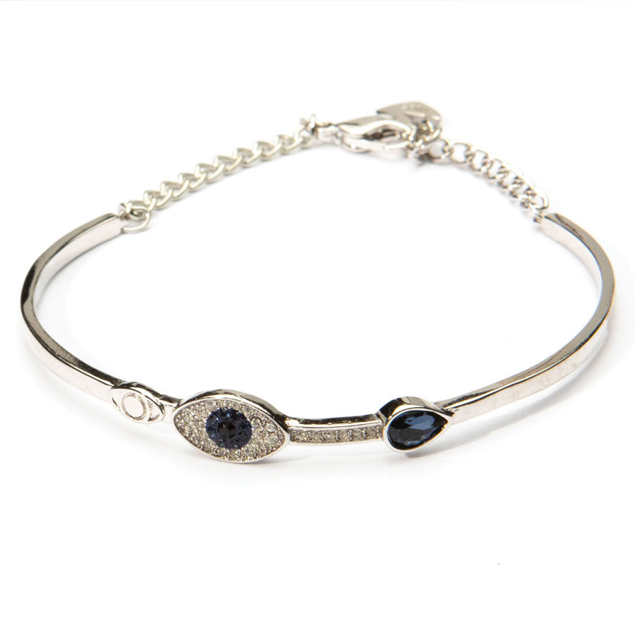 Glitter Evil Eye Bangle
