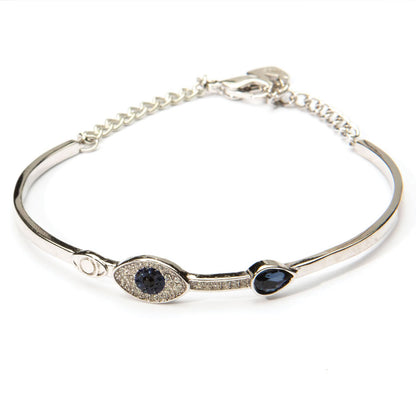 Glitter Evil Eye Bangle