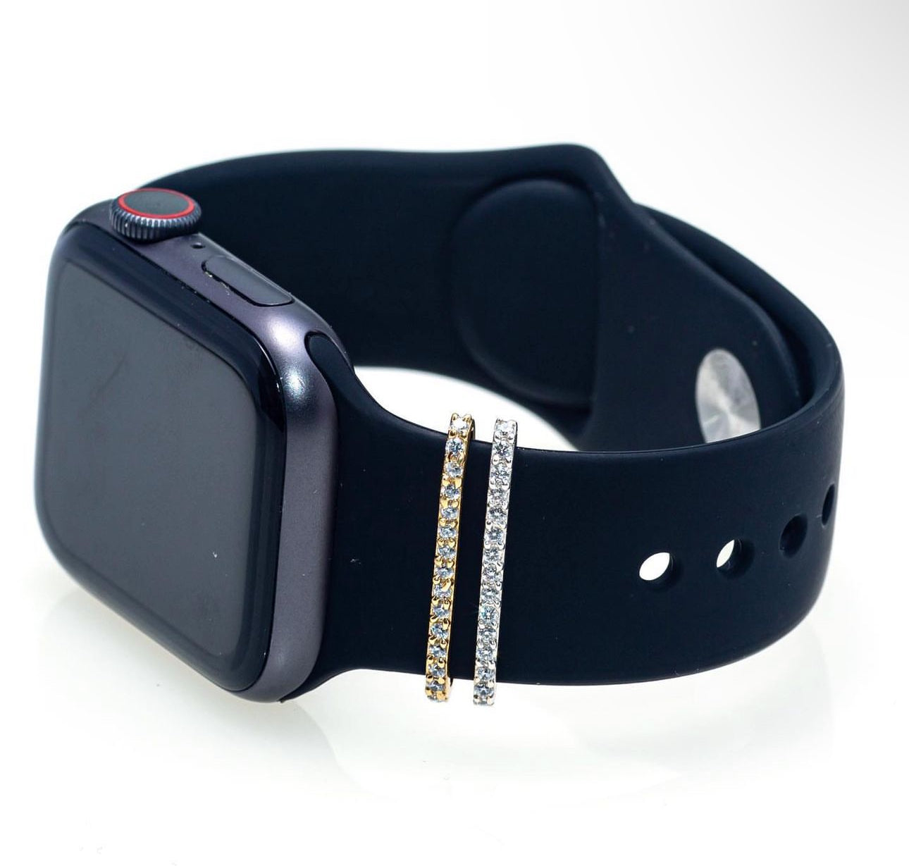Tennis Pave NSCD Watch Slider Clip (Gold, Silver, Rose)