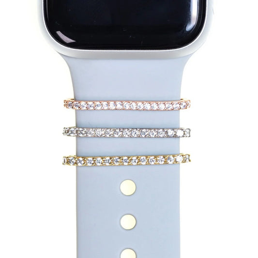 Tennis Pave NSCD Watch Slider Clip (Gold, Silver, Rose)