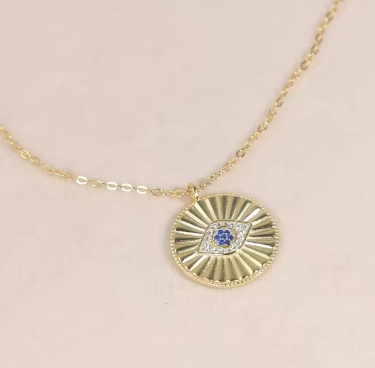 Gold Eye Of Ultimate Protection (925, 18k Vermeil)