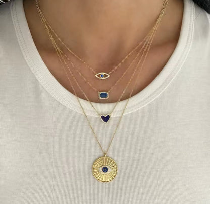 Gold Eye Of Ultimate Protection (925, 18k Vermeil)