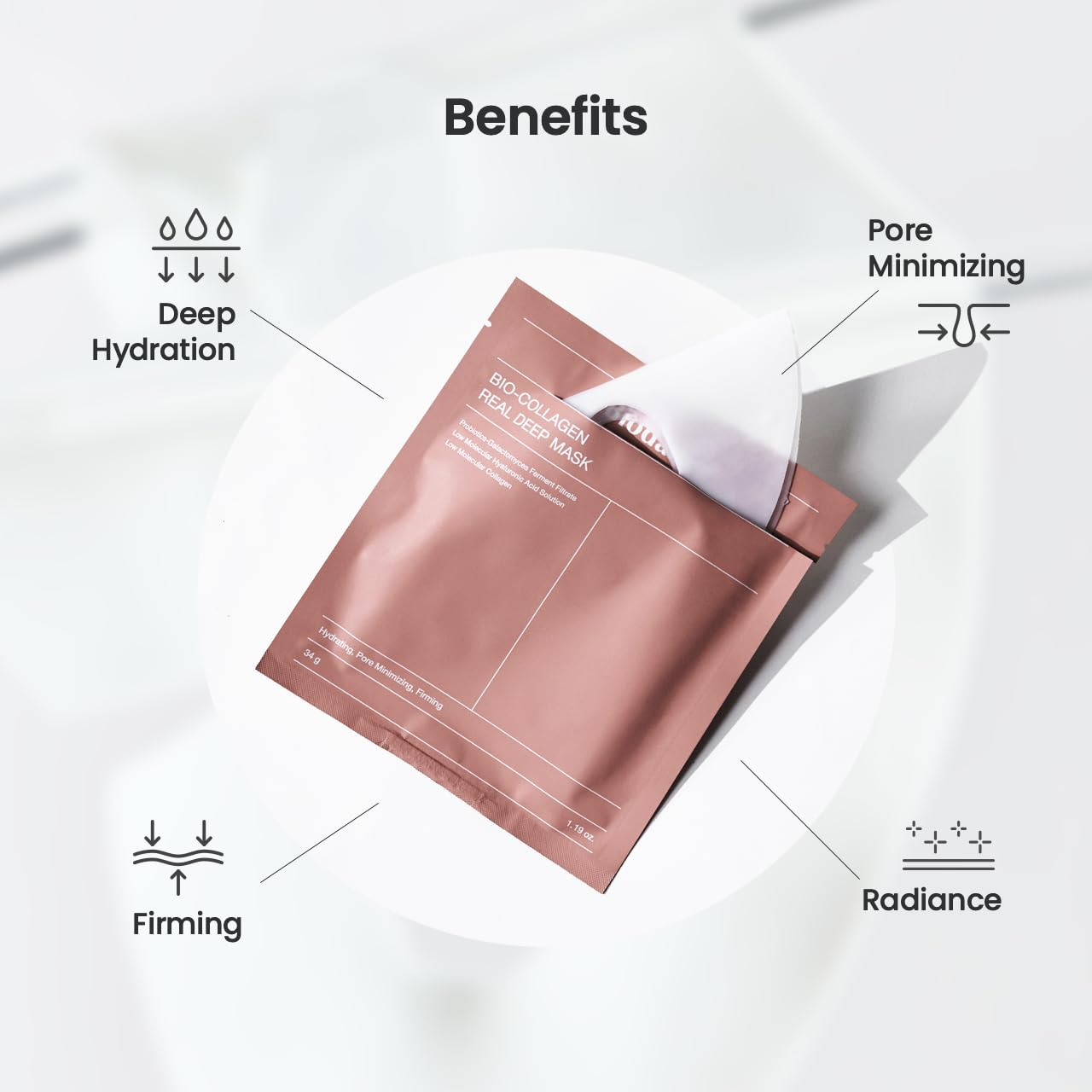 Bio Collagen Real Deep Mask (Pack of 4)