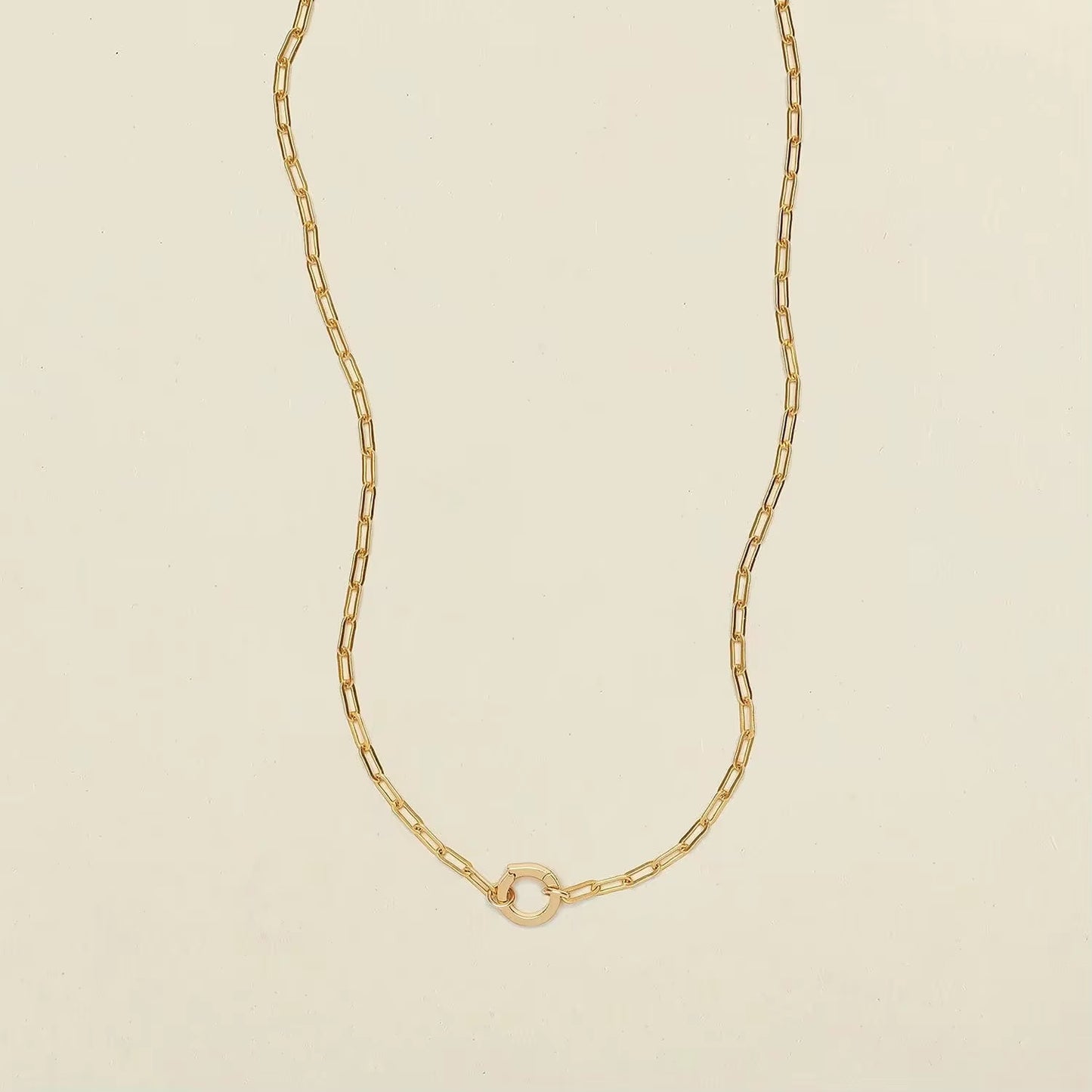 Chic Series Charmed (Stainless Steel, Paperclip & Rollolink Necklace & Bracelet)