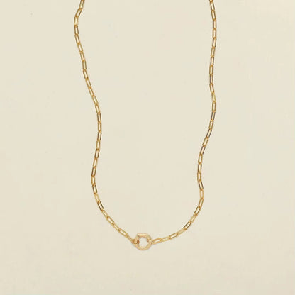 Chic Series Charmed (Stainless Steel, Paperclip & Rollolink Necklace & Bracelet)