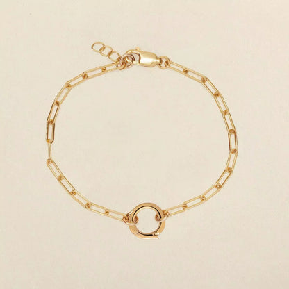 Chic Series Charmed (Stainless Steel, Paperclip & Rollolink Necklace & Bracelet)