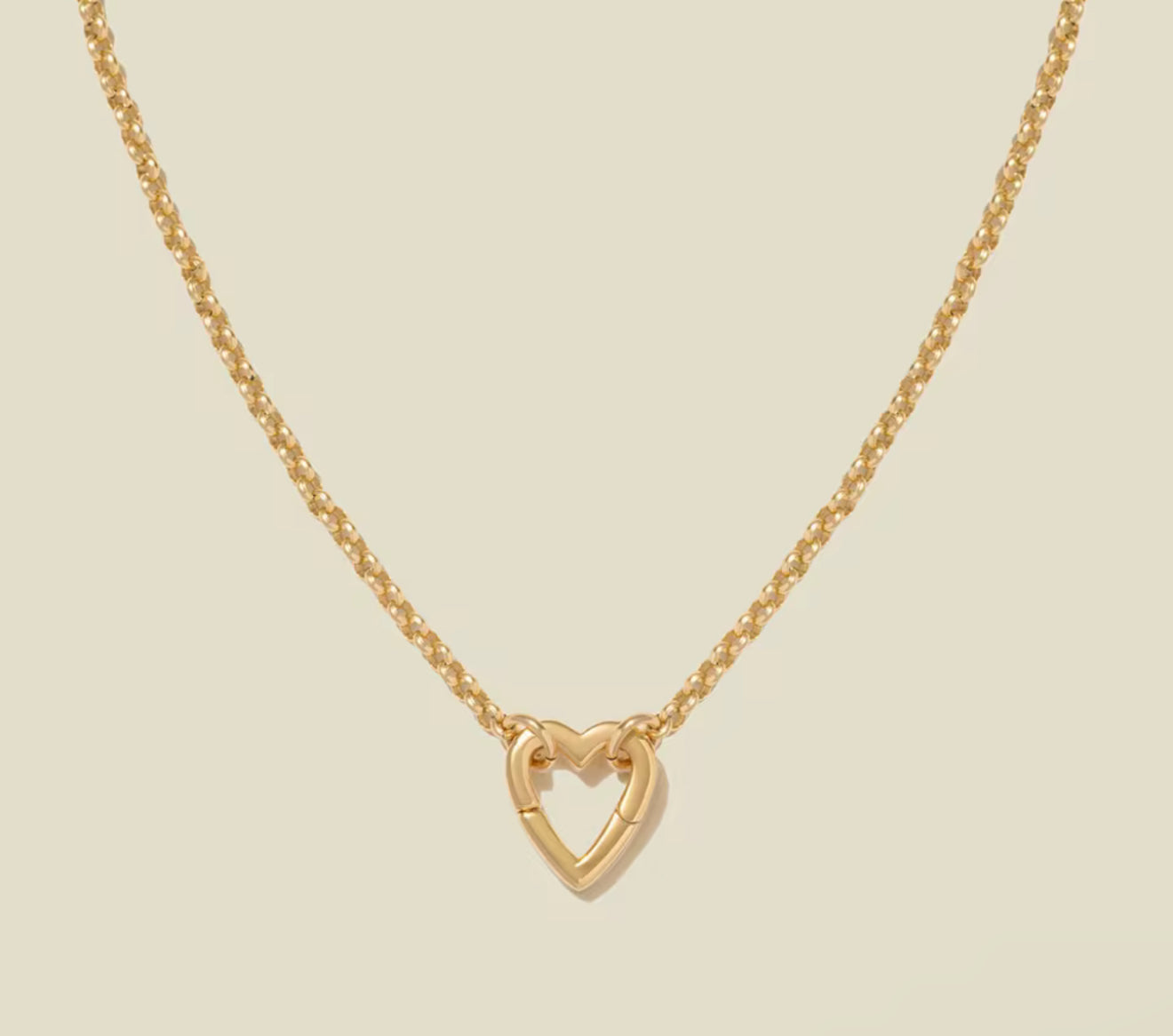 Chic Series Charmed (Stainless Steel, Paperclip & Rollolink Necklace & Bracelet)