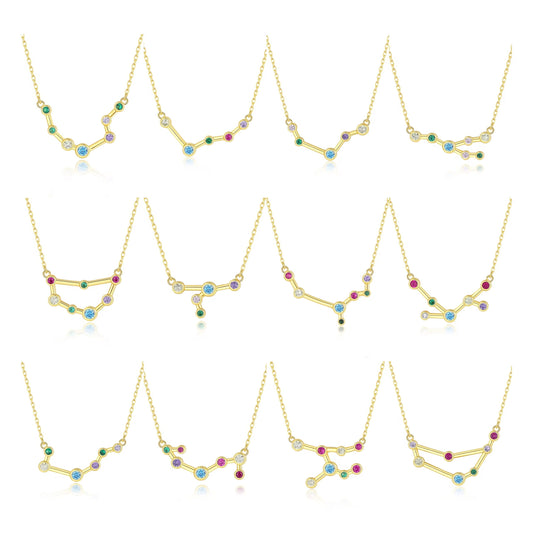 Candy Constellation Necklace (925, 18k Vermeil)