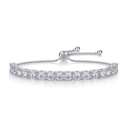 Silver Weekender Moissanite Tennis Bracelet (925, Vermeil)