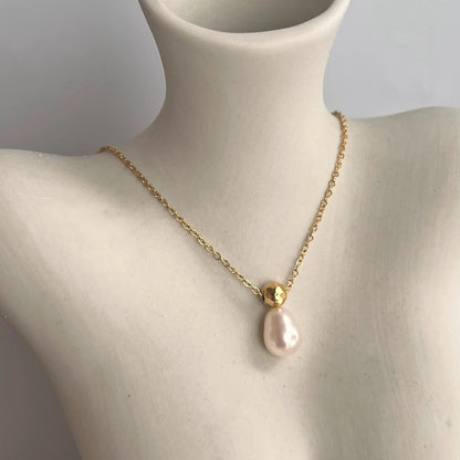 Gold Shelley Anne Pearl Necklace Set