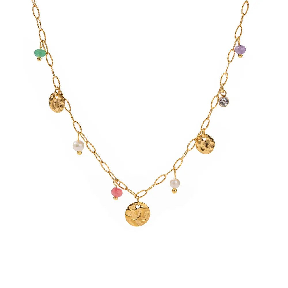 Sweetness Overload Charm Necklace (Stainless Steel)