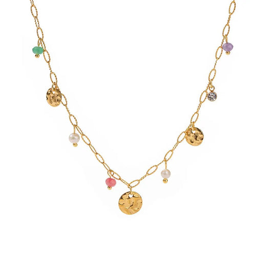 Sweetness Overload Charm Necklace (Stainless Steel)