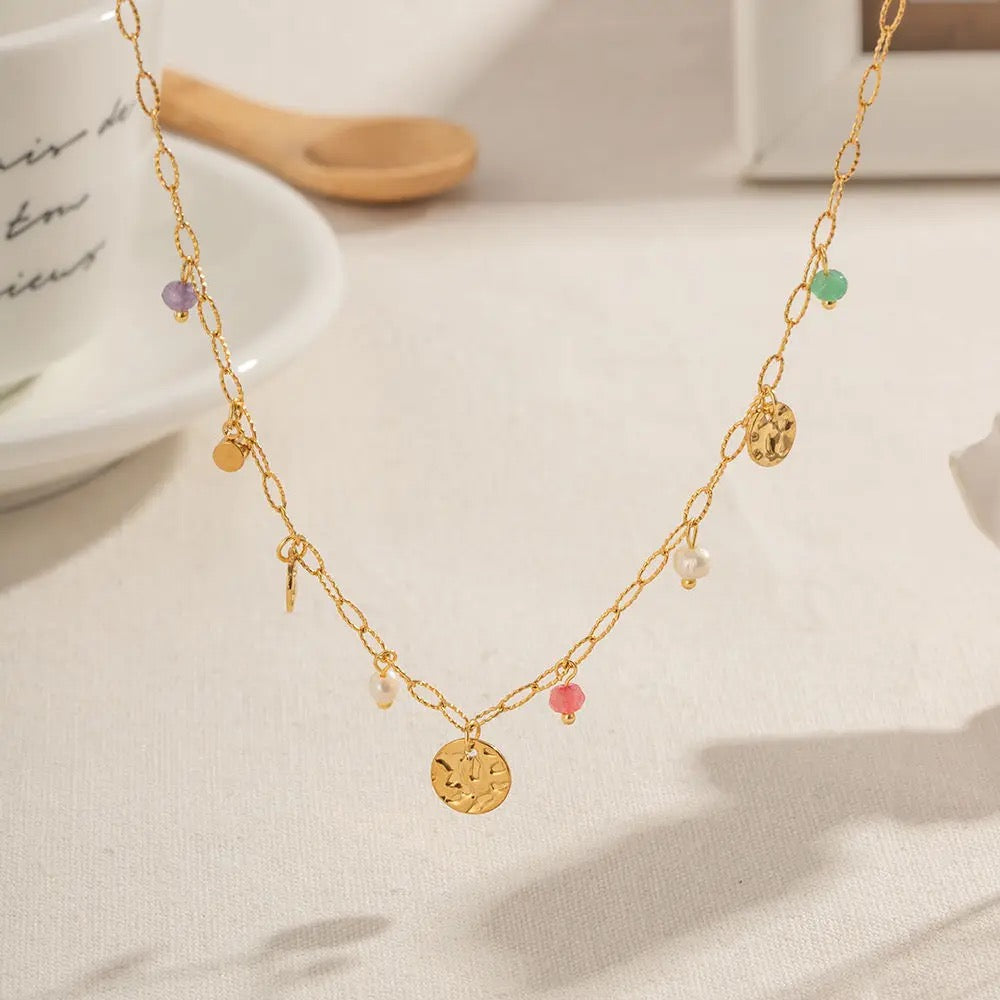 Sweetness Overload Charm Necklace (Stainless Steel)