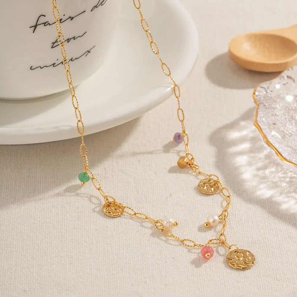 Sweetness Overload Charm Necklace (Stainless Steel)