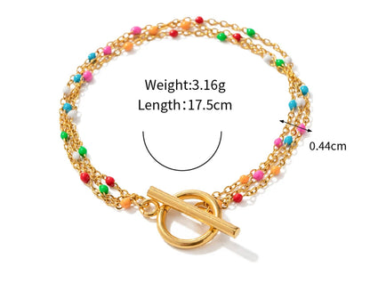 Summer Love Necklace & Bracelet Set (Stainless Steel)
