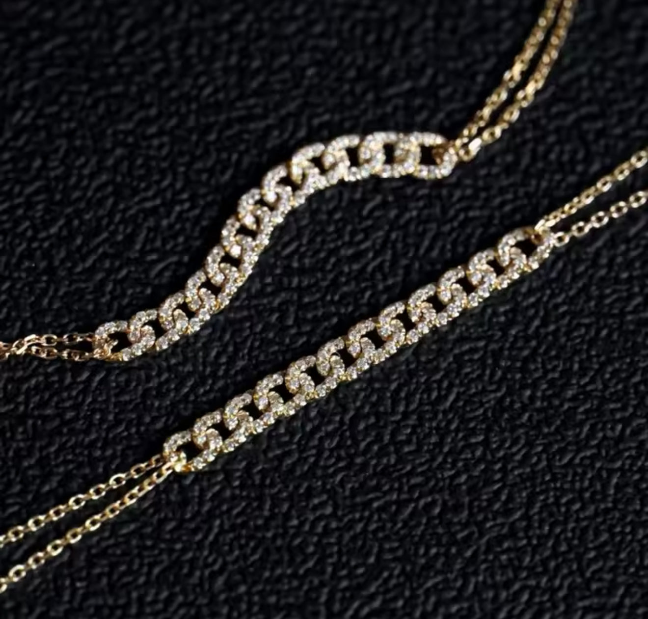 Gold Refined NSCD  Cuban Bracelet (925, Vermeil)