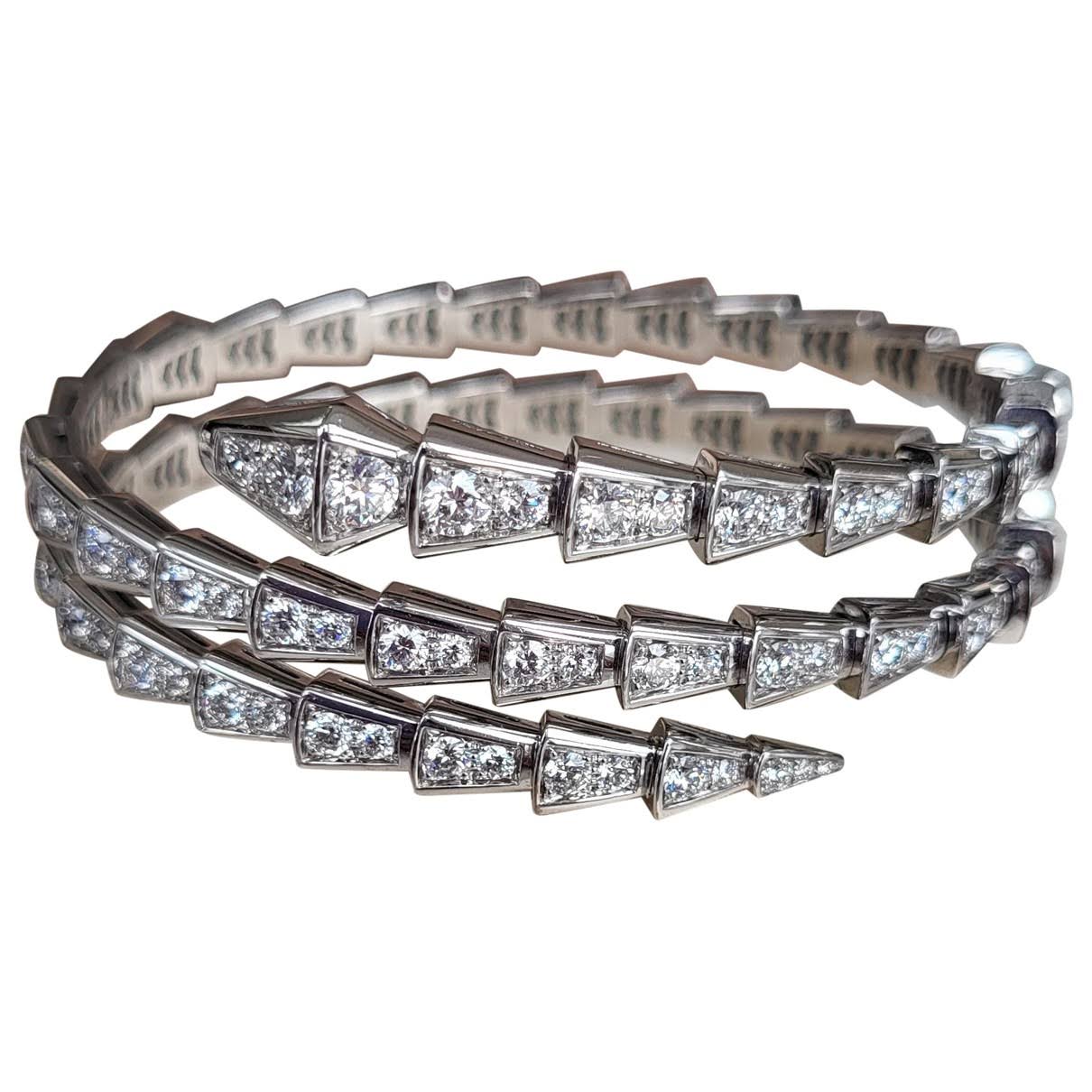Silver Double Serpenti Cuff (925)