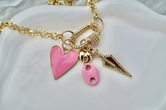 Love Me Pink Candy Necklace
