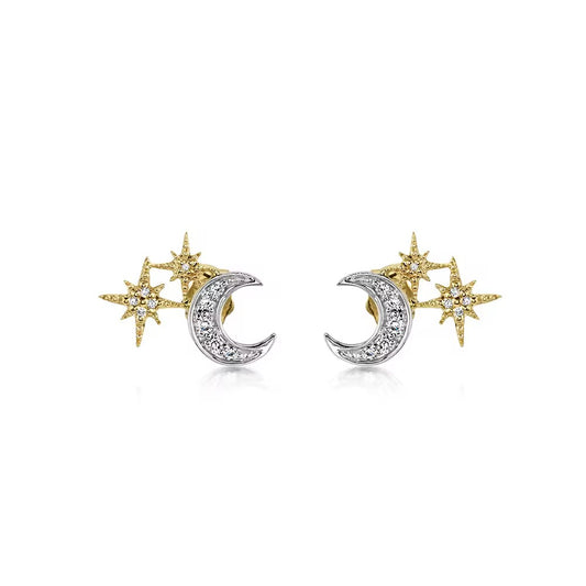 Moonlight Wishes NSCD Earring (925, 18k Vermeil)