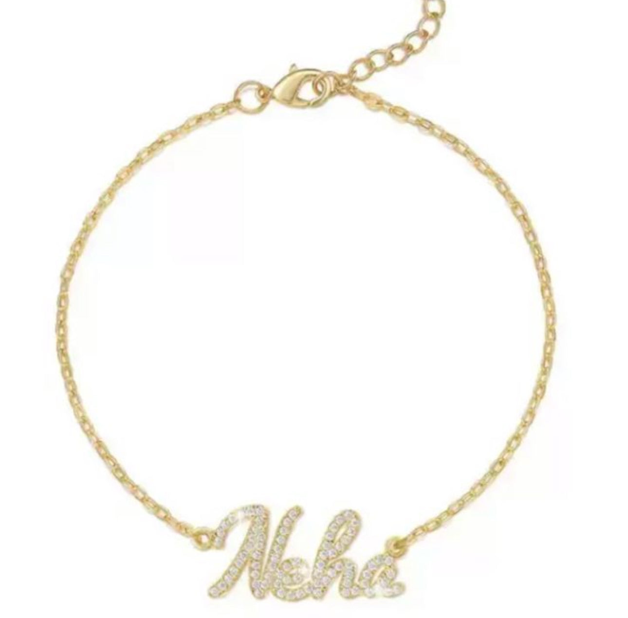 Personalised Cubic NamePlate Bracelet (Silver, Gold, Rose)