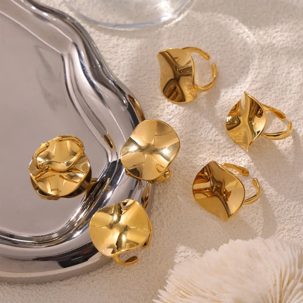 Gold Ipanema Earring/Ring