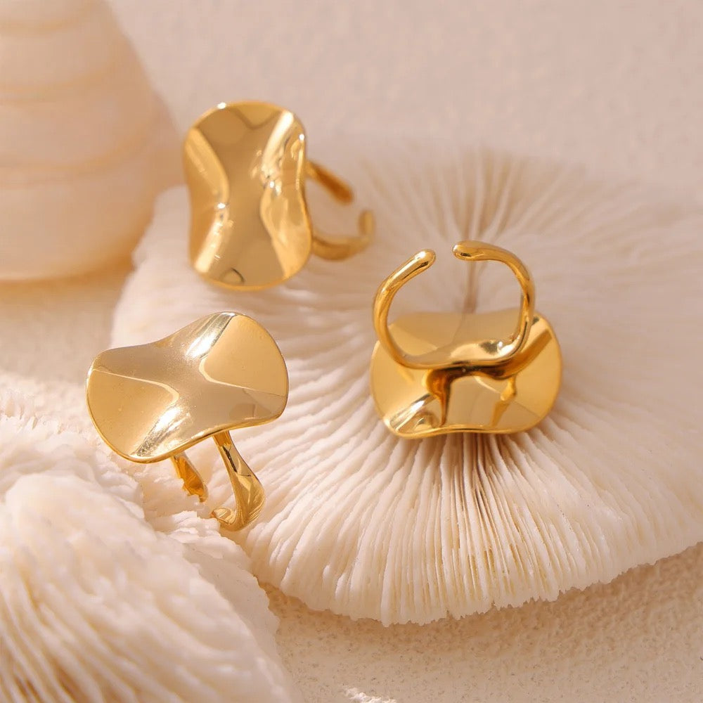Gold Ipanema Earring/Ring