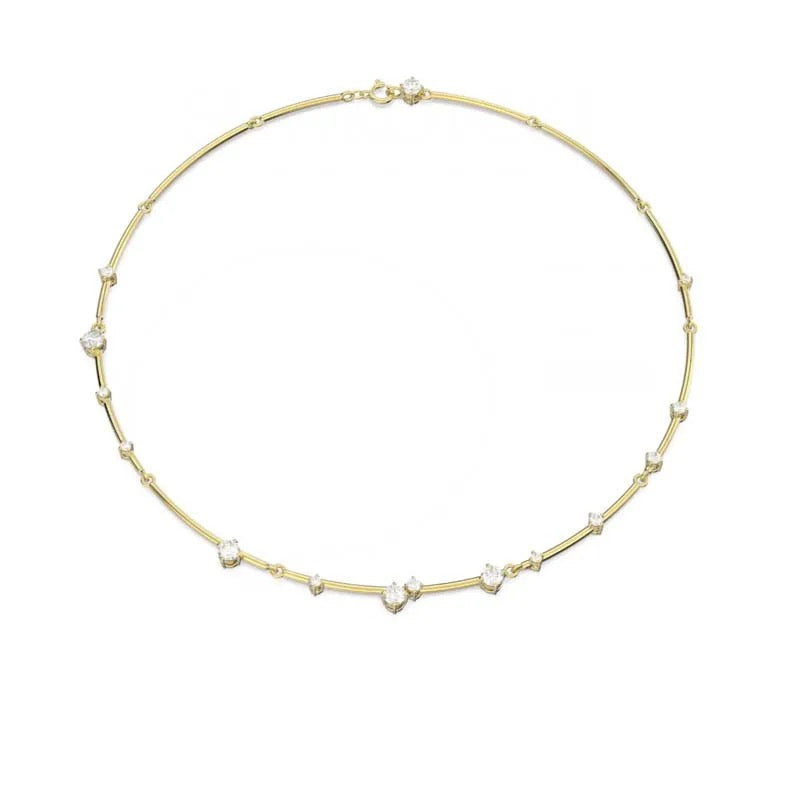 Gold Tennis Bar Necklace