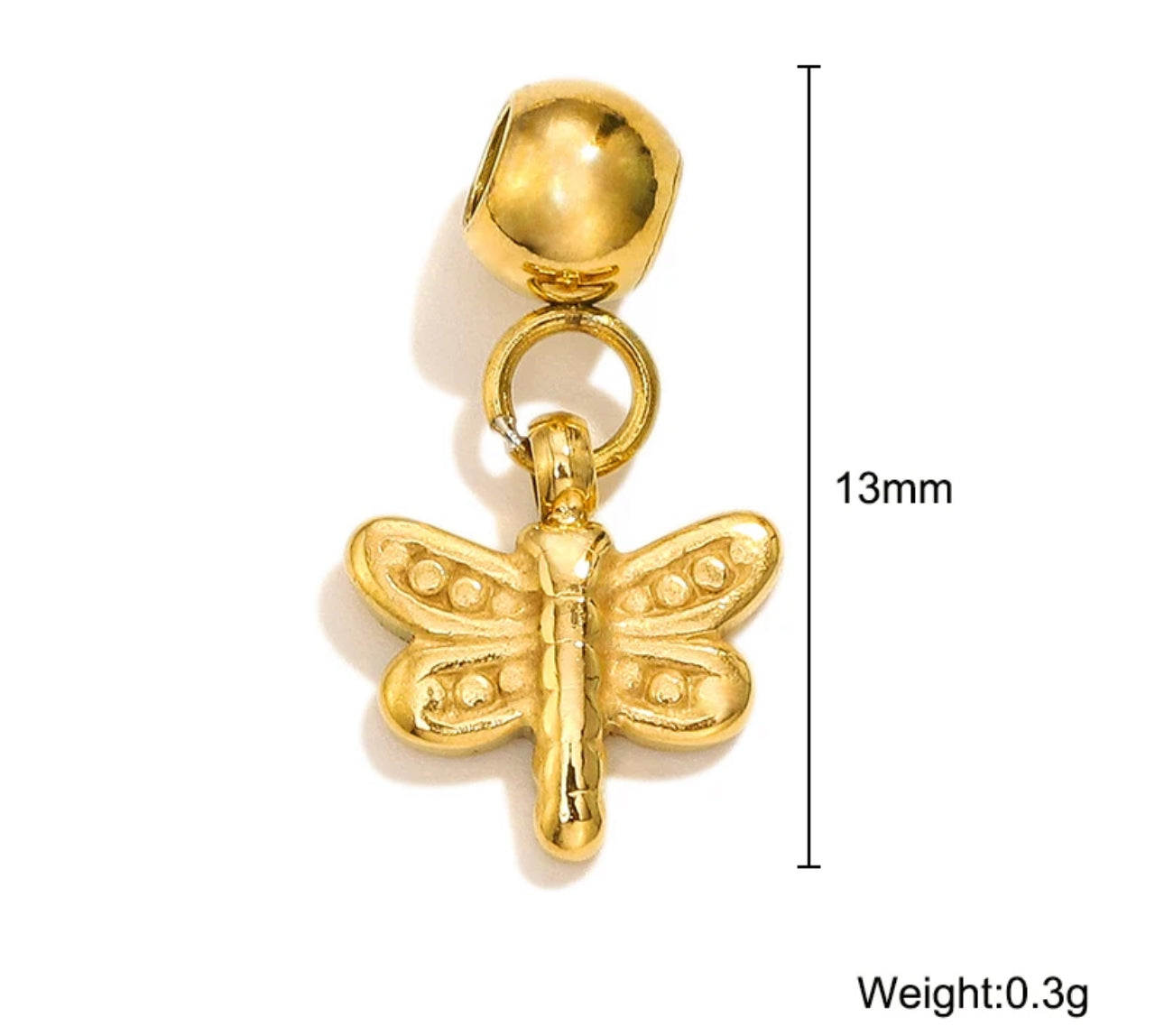 Simplicity Series Gold Charm Mix (Stainless Steel)