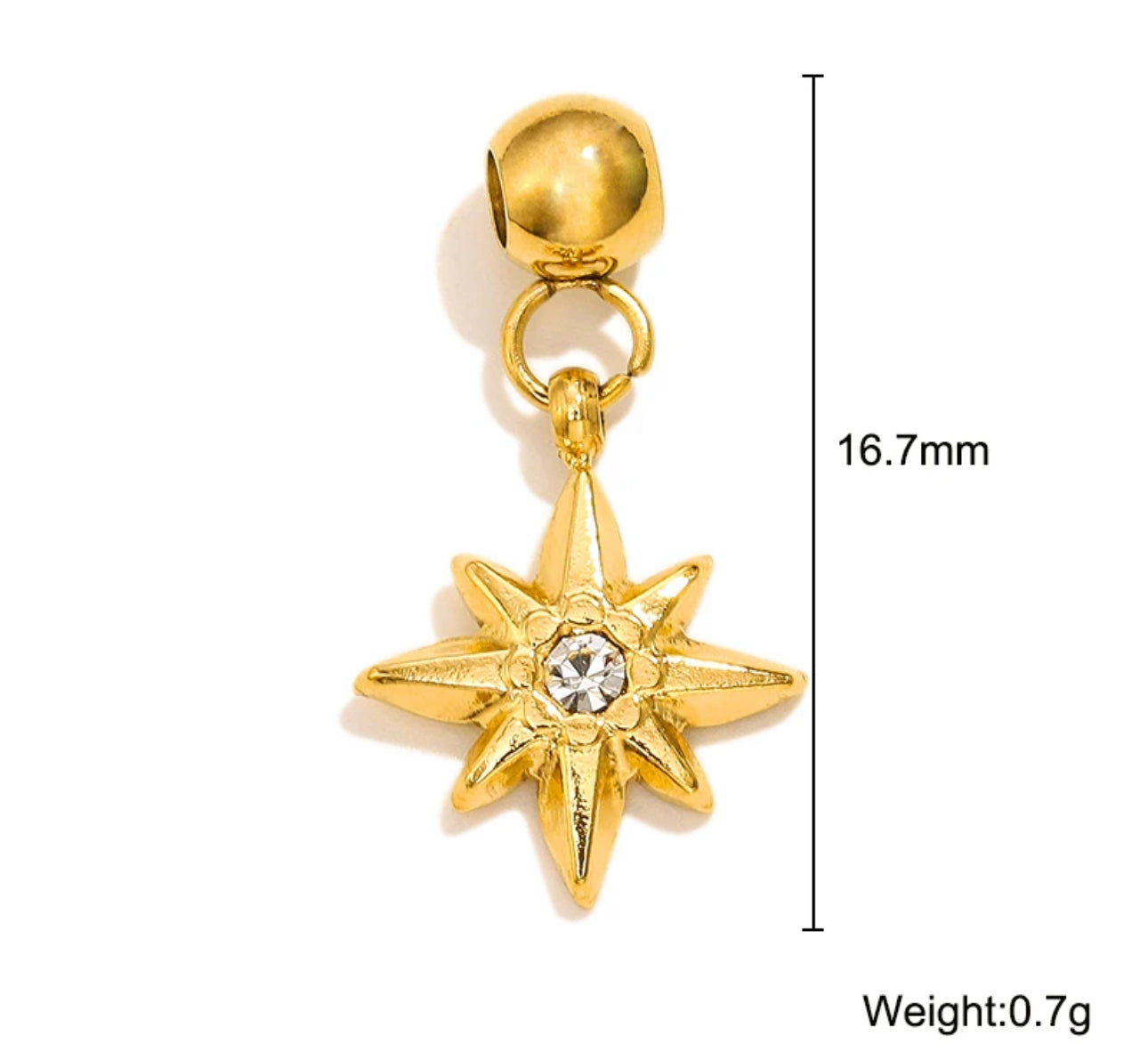 Simplicity Series Gold Charm Mix (Stainless Steel)