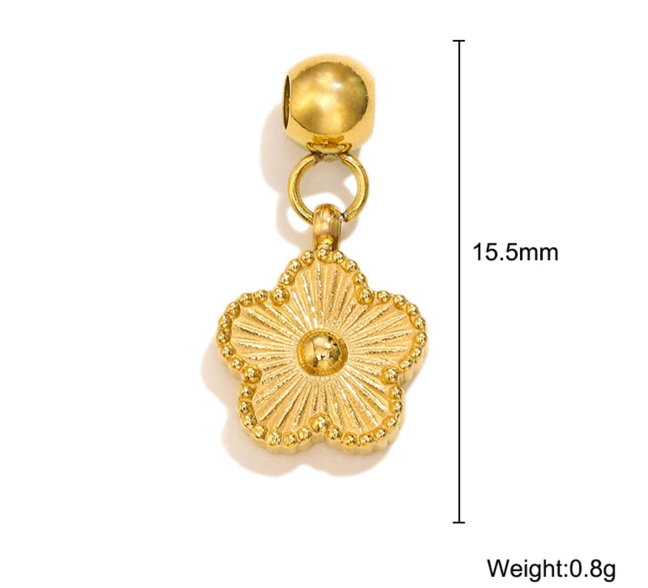 Simplicity Series Gold Charm Mix (Stainless Steel)