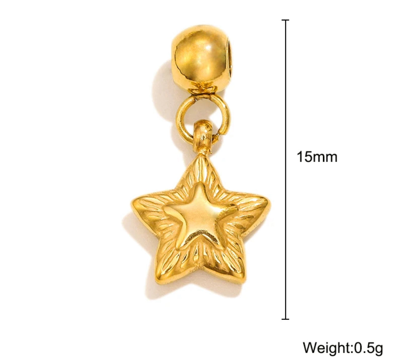 Simplicity Series Gold Charm Mix (Stainless Steel)