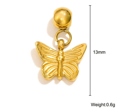 Simplicity Series Gold Charm Mix (Stainless Steel)
