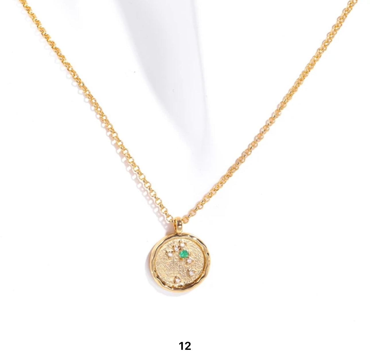 Birthstone & Zodiac Necklace (Stainless Steel)