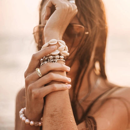 Gold Leila Stack Ring Set