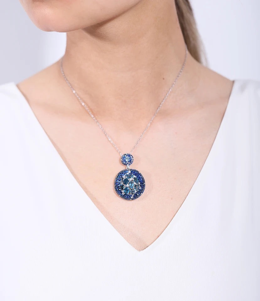 London Nights Pendant (925, Vermeil)