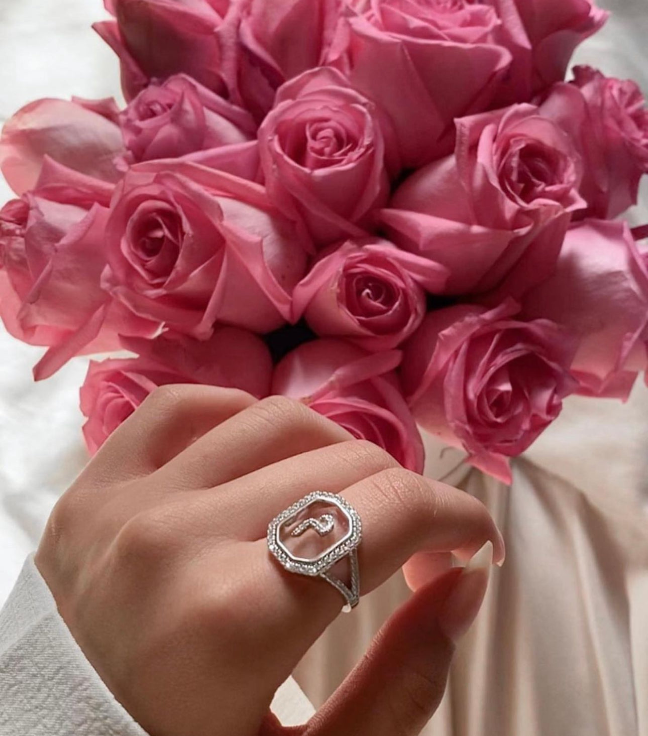 The PlexiGlass Arabic Set (Pendant, Bracelet, Ring, Earring, 925)