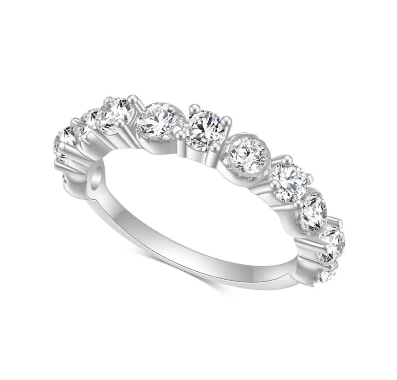 Spectra Eternity Moissanite Ring