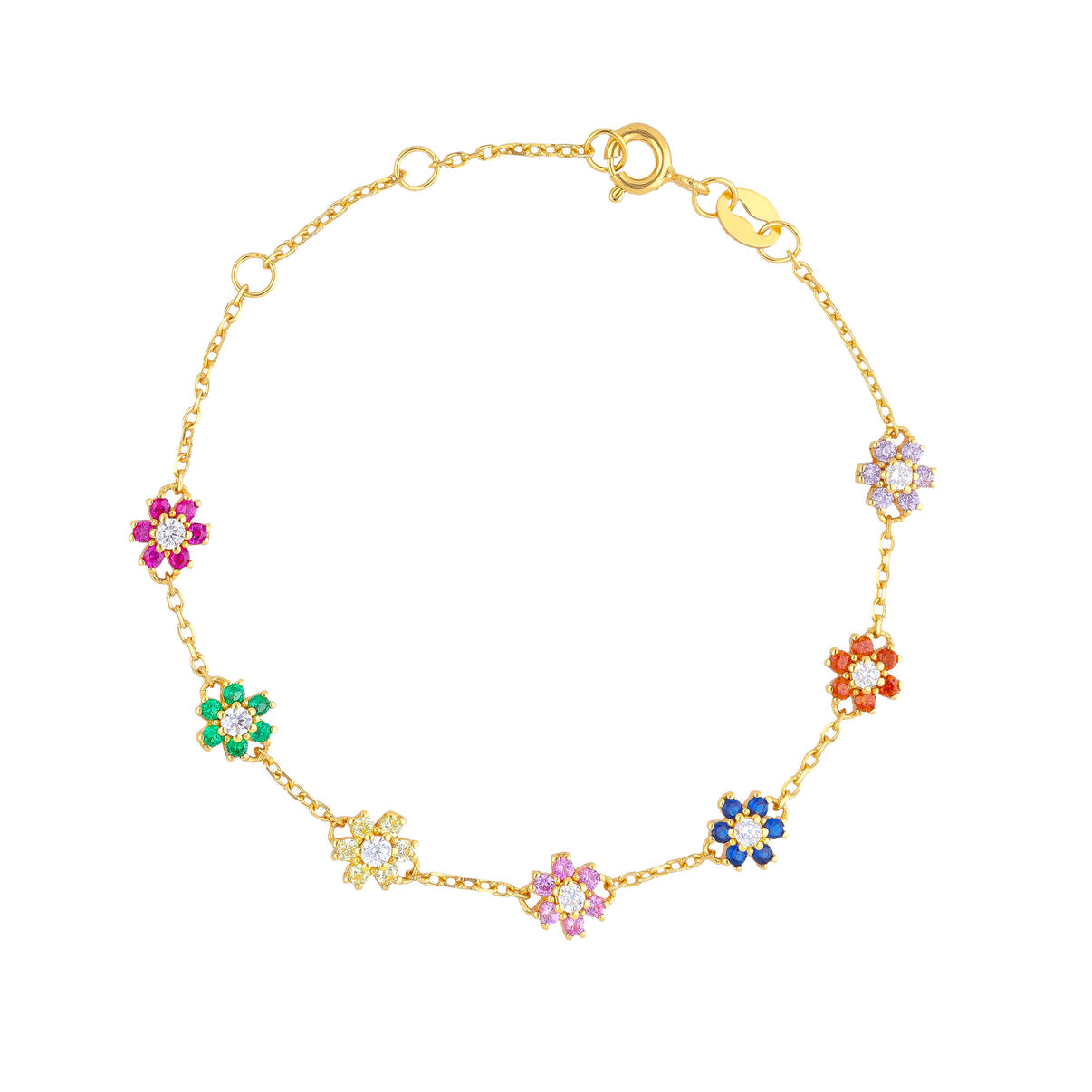 Giardino Floral Bracelet (925, 18k Gold Vermeil)