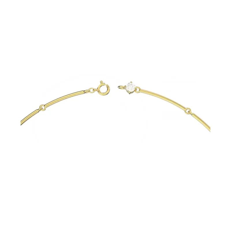 Gold Tennis Bar Necklace