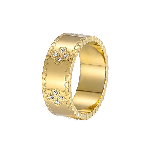 Gold Classic Ring (Stainless Steel)