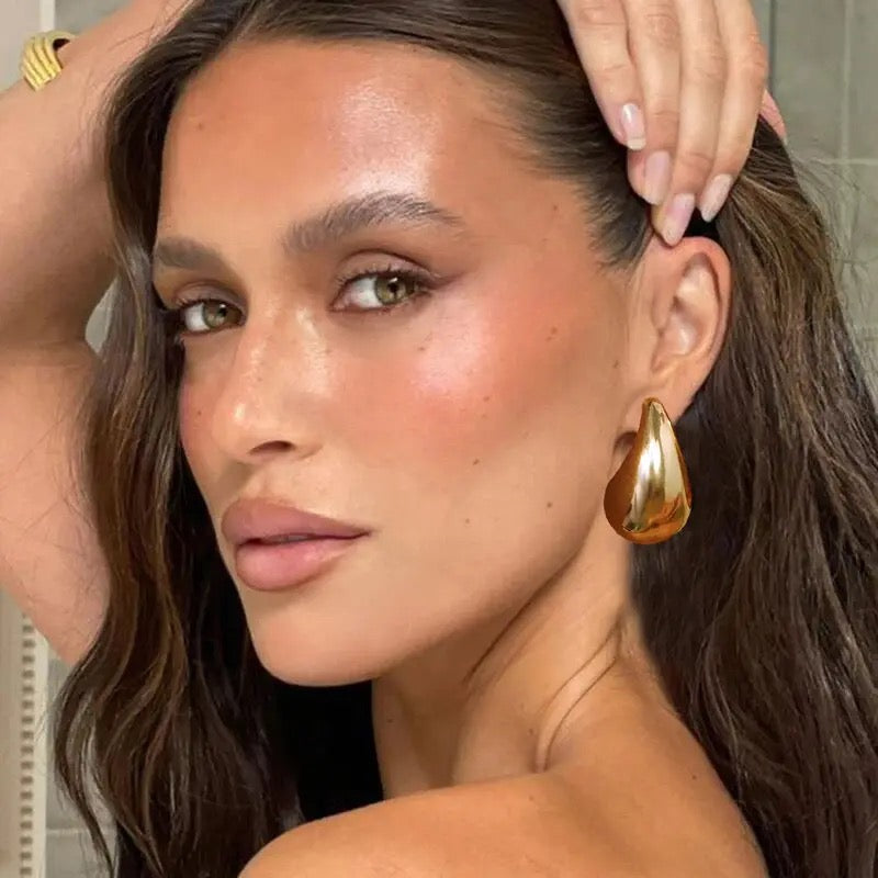 Gold Luxottica WaterDrop Earring