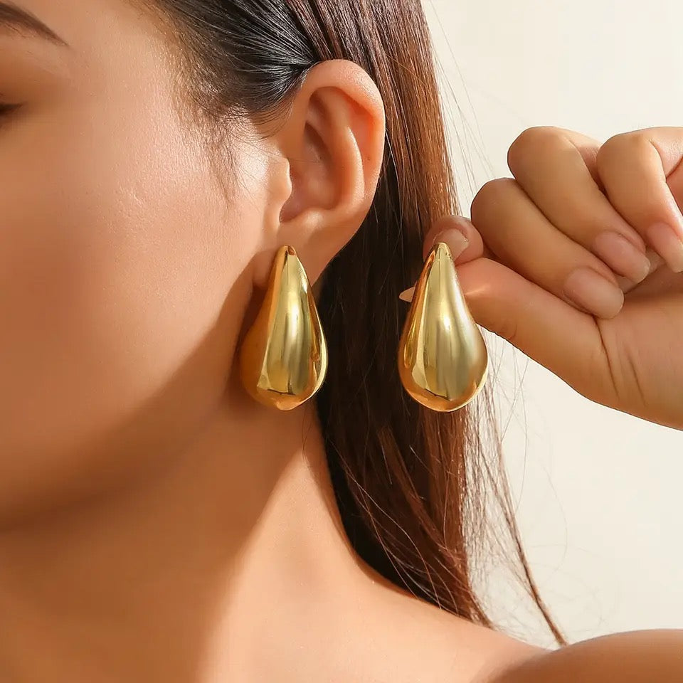 Gold Luxottica WaterDrop Earring