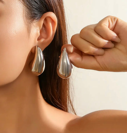 Silver Luxottica WaterDrop Earring