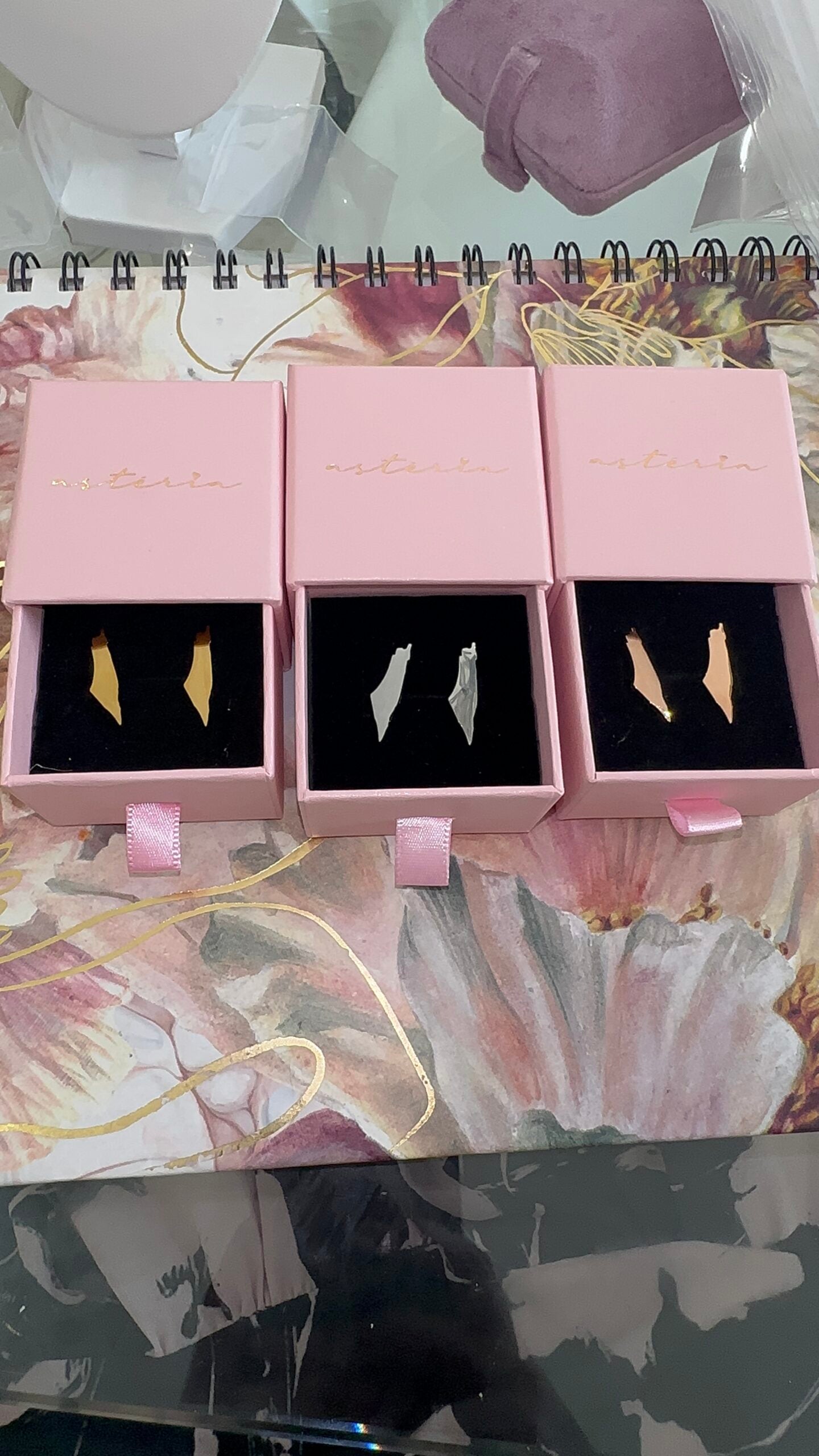 Palestine Stud Earrings (Gold, Silver, Rose)