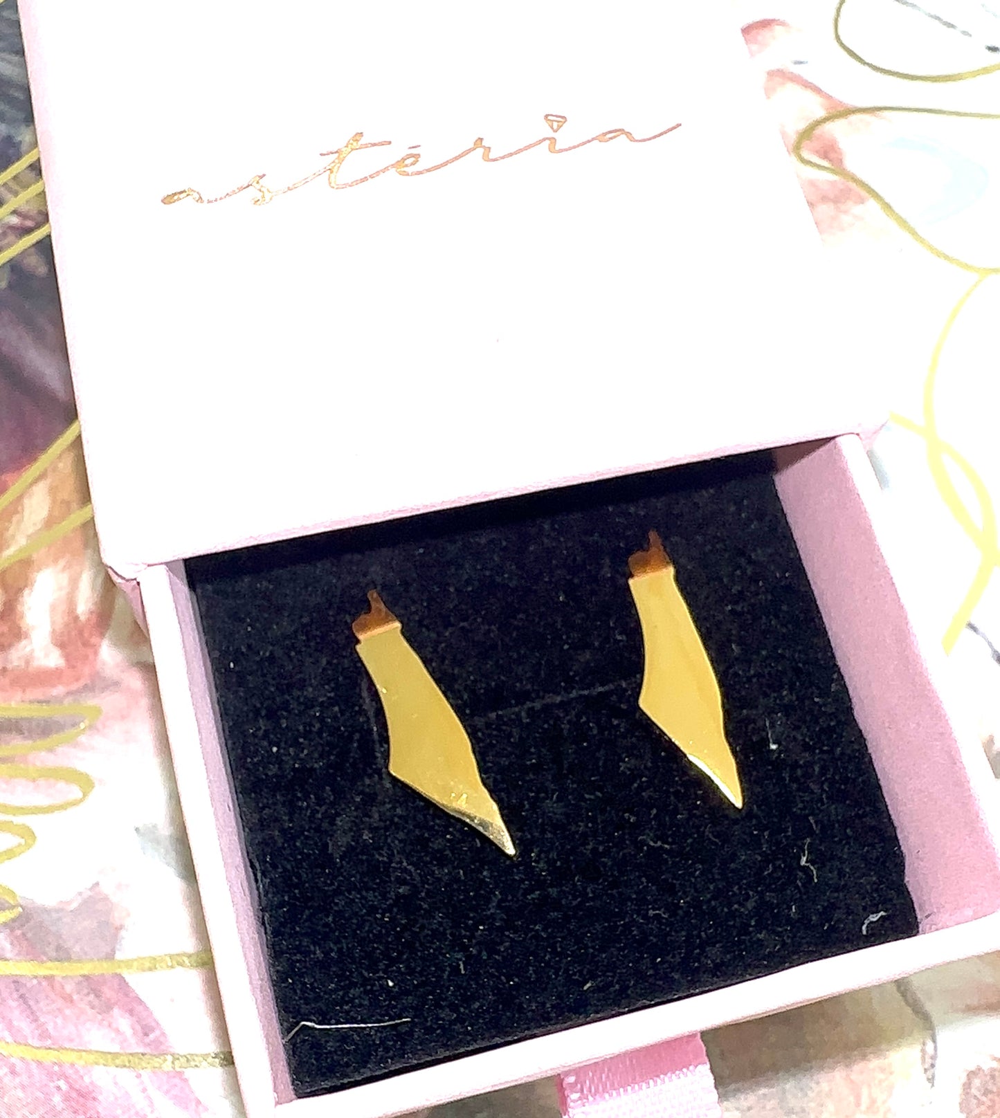 Palestine Stud Earrings (Gold, Silver, Rose)