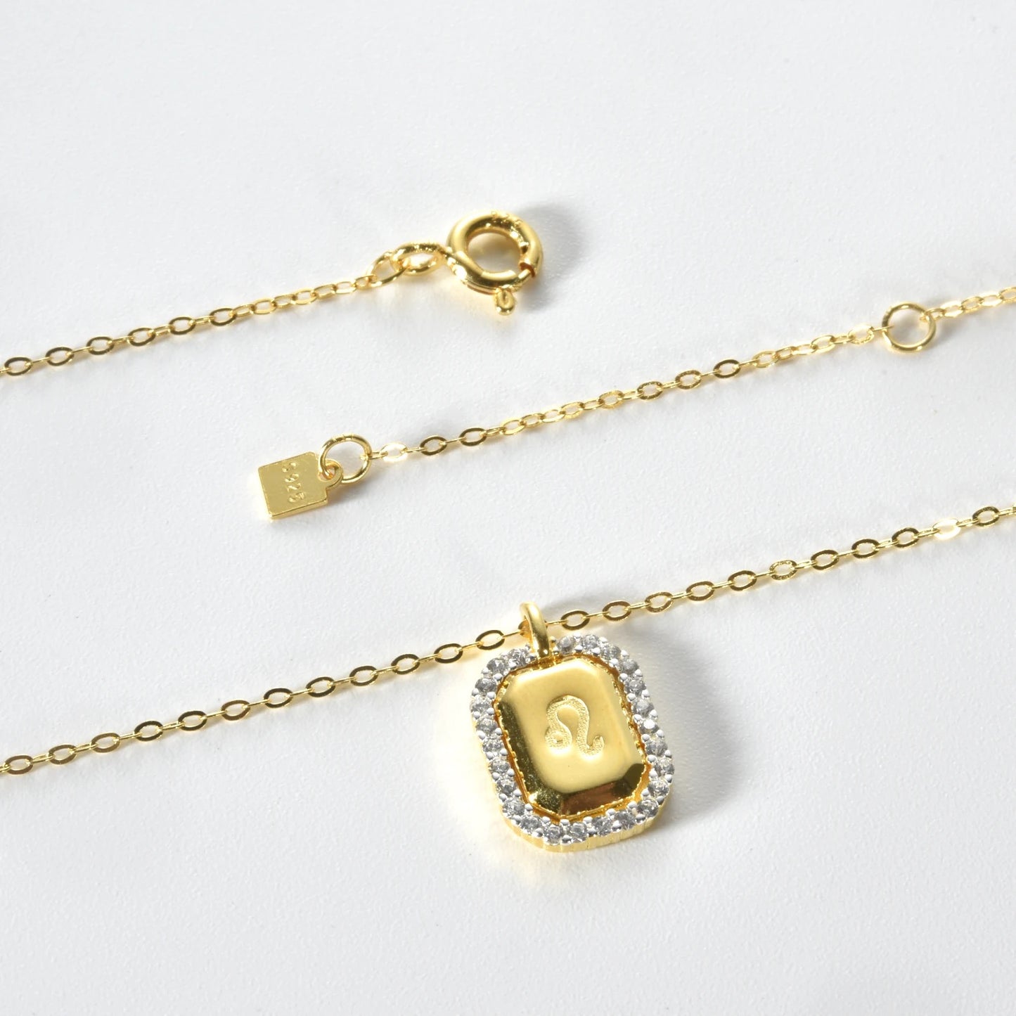 Kiss Of The Stars Constellation Necklace (925, Gold Vermeil)