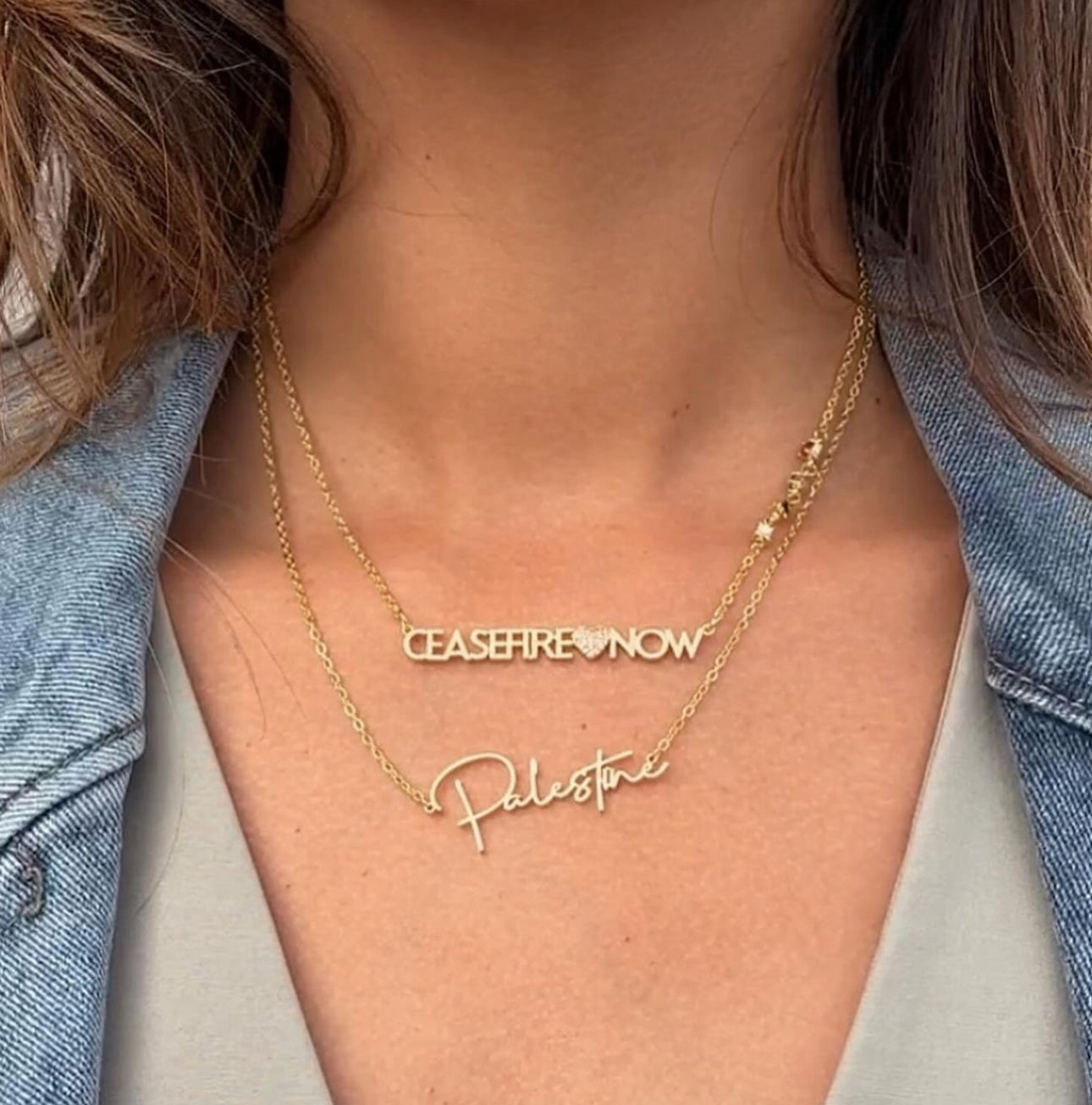 Ceasefire Now Necklace