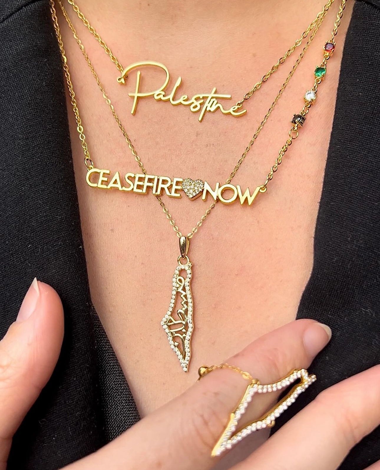 Ceasefire Now Necklace