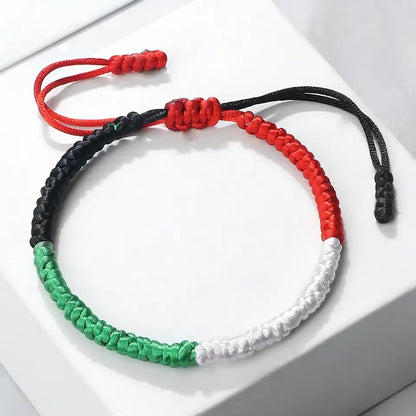 Palestine Rope Braid Bracelet