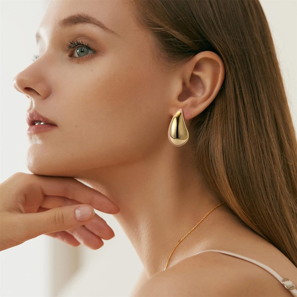Gold Luxottica WaterDrop Earring